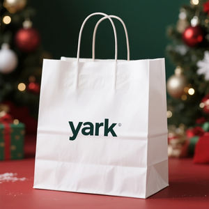 Sac en papier kraft écologique avec logo personnalisé, pour vêtements, chaussures, aliments, bougies, parfums, bijoux, sac cadeau en papier - Product Image 2