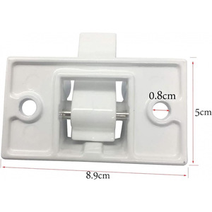 Awning Bottom Mounting <b>Bracket</b> 8.9cm X 5cm <b>Plastic</b> Durable For RV Exterior Accessories - Product Image 1