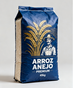Bolsa Tejida de PP Reutilizable de 25kg/50kg para Harina de Maíz Blanca, Arroz, <span class=keywords><strong>Cemento</strong></span>, Fertilizantes y Granos - Product Image 5