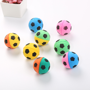 Factory Wholesale Eco-Friendly Cute Latex Foam Ball <b>Toy</b> High Rebounced <b>Interactive</b> <b>Toy</b> Ball for <b>Cats</b> - Product Image 2