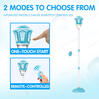 Machine à bulles électrique Hot Salt Garden Torch avec lumières et musique, jouet d'extérieur pour garçons et filles, idéal pour les fêtes estivales