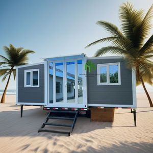 2 Espaces de Vie Écologiques, Zéro Émission de Carbone, Triplez Votre Espace en 3 Minutes, Maisons Extensibles de 20 pieds / 40 pieds, Villas Mobiles, 3 Chambres - Product Image 5