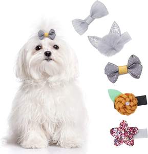 Fabrikant Custom Groothandel Designer Hond <span class=keywords><strong>Grooming</strong></span> Strikken Haar Boog Accessoires Kat Hond Accessoires Luxe - Product Image 6