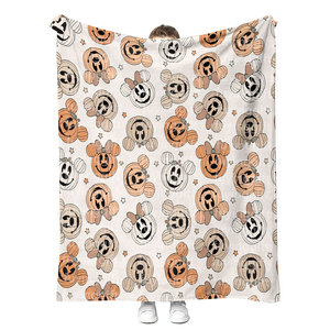 Best Selling Winter Warm Soft Plush <strong>Halloween</strong> Desniey <strong>Blanket</strong> Customized Minky Sherpa Fleece Flannel Throw <strong>Blankets</strong> - Product Image 2