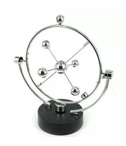 Giá Rẻ Máy Tính Để Bàn Swinging Vật Lý Cân Bằng Bóng Led Kim Loại Lớn Newton Cradle - Product Image 5