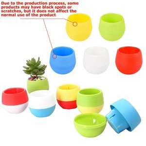 Mini vasi di plastica colorati per <span class=keywords><strong>la</strong></span> casa per <span class=keywords><strong>la</strong></span> decorazione succulenta per <span class=keywords><strong>la</strong></span> scuola materna e il giardino - Product Image 6
