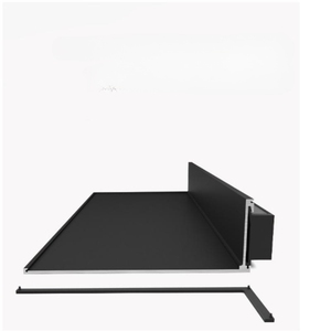 Fabricante Simple Light Luxury All Aluminum Luminous Shelving Colgante de pared con partición de luz Simple Bookshelf Wine Rack One - Product Image 3