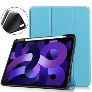 Magnetic Tri-Fold Leather Tablet Case For IPAD 10.9 Inch Air 11 2024 Shockproof Protective Shell Cover For Ipad Air 11 2024
