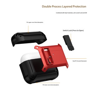 Venta al por mayor de fábrica para <span class=keywords><strong>AirPods</strong></span> <span class=keywords><strong>Pro</strong></span> <span class=keywords><strong>3</strong></span> Estuches para auriculares Estuches de protección para auriculares anticaída Materiales de silicona - Product Image 2