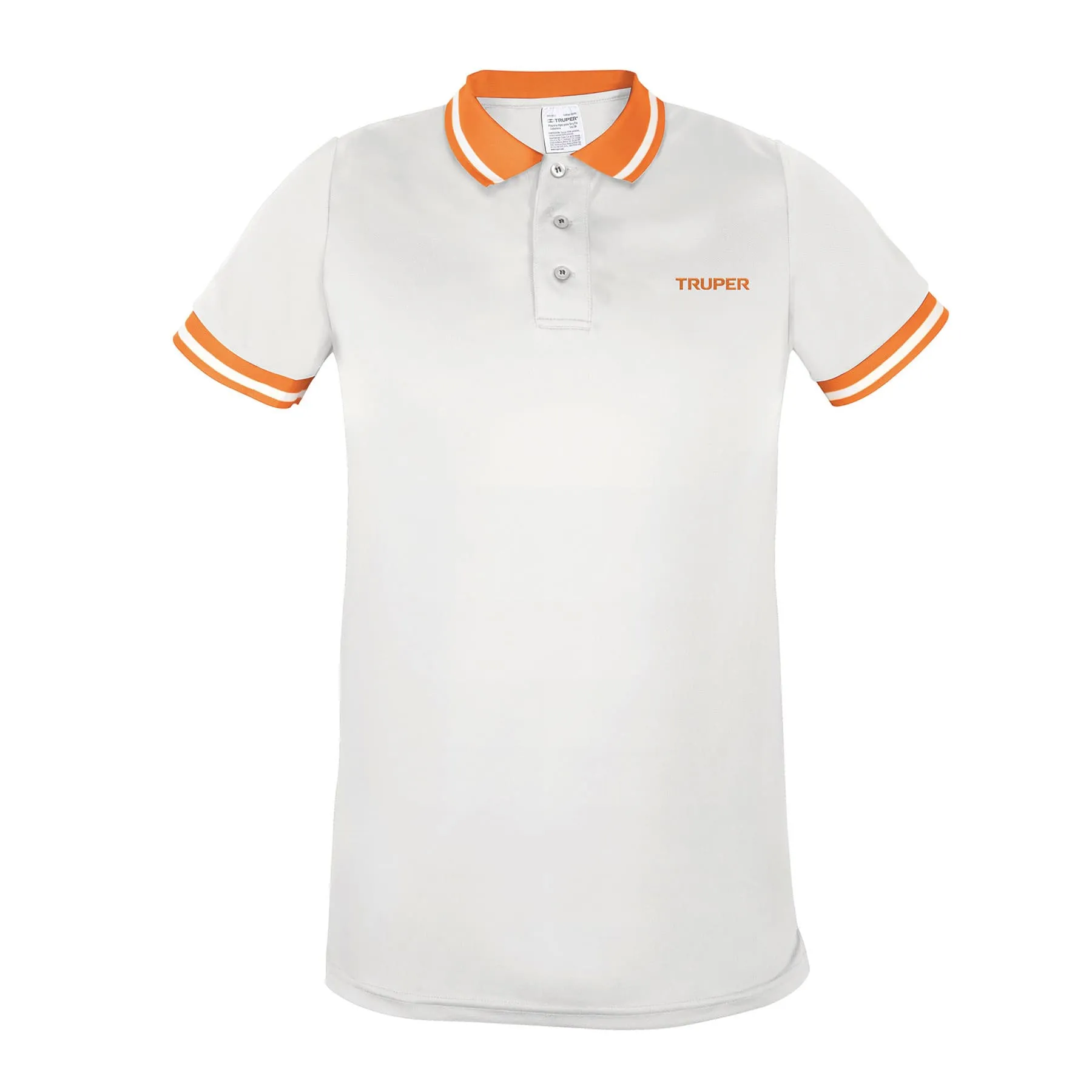 G Truper 100% полиэстер для поло Playera Para Hombre XL Y 4XL Blanca Anti-arrugas Con Diseño Embriado Dark Technics