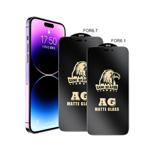 AG-gafas templadas curvadas antiarañazos para IPhone, Protector de pantalla de cobertura completa, anti-huellas dactilares, a prueba de golpes, mate, 3D - Product Image 1