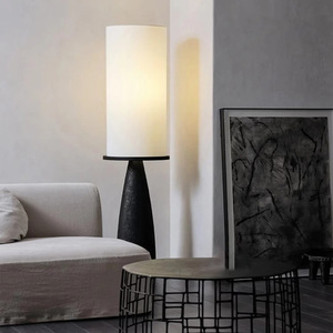 Floor <b>Lamp</b> Wabi Sabi Style Led Light Source <b>Switch</b> Control 3 5 Square Meter Irradiation Area Decorative Ambient Lighting - Product Image 2
