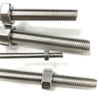 NXF Fasteners Stainless Steel Metric Flexco 112e Fully Threaded Black Threaded Rods JIS ASTM DIN Conforming 1mm-500mm Range