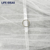 Moustiquaire de luxe en tissu pliable, pour lit de grande taille King et Queen Size, vente à chaud