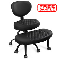 Chaise de bureau moderne à dossier réglable pour la méditation et le repos, style assis croisé, pour la maison et le bureau