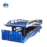 Pont d'accès hydraulique électrique mobile, pont d'accès pour conteneurs, rampe de chargement portable, plateforme de chargement