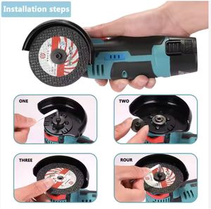 Mini meuleuse sans fil 12v avec moteur à balais, interrupteur, disque de meulage, outil électrique <span class=keywords><strong>bricolage</strong></span> pour le polissage, entrepôt local aux États-Unis - Product Image 2