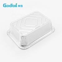 Barquette en aluminium jetable de haute qualité, barquette de cuisson en aluminium de qualité alimentaire avec couvercle en aluminium