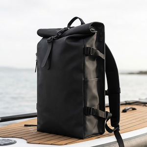 Sac à dos imperméable de grande capacité pour ordinateur portable avec fermeture éclair, idéal pour les trajets quotidiens et les voyages par <span class=keywords><strong>temps</strong></span> pluvieux - Product Image 3