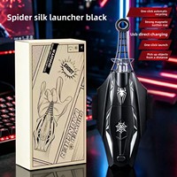 Lanceur de fil entièrement automatique, gants en toile d'araignée pour garçons, jouet scientifique, catapulte pour saisir de petits objets, jeu de rôle