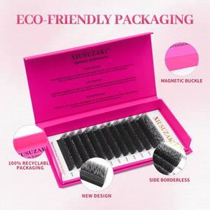 XIUSUZAKI Extensions de cils en <span class=keywords><strong>U</strong></span>, Volume Mega, Courbure <span class=keywords><strong>L</strong></span> <span class=keywords><strong>LU</strong></span> M, Cils croisés en forme de fleur parallèle, Y YY 3D 4D 5D 6D - Product Image 6