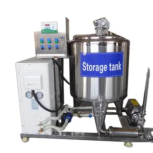 Refrigerated milk cooling tank commercial used milk cooling tank in dairy processing machines