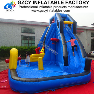 Giá Rẻ Inflatable Bouncy Nhảy Lâu Đài Kết Hợp Công Viên Nước Sân Chơi Trượt Với Hồ Bơi - Product Image 5