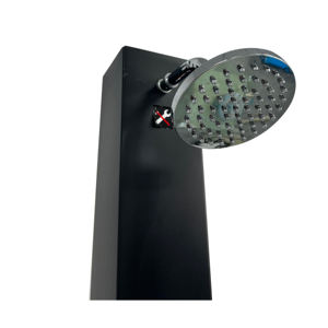 Venta caliente 35L Piscina Spa Junto a la piscina Acero inoxidable Cuadrado Un cuerpo entero <span class=keywords><strong>Ducha</strong></span> <span class=keywords><strong>solar</strong></span> al aire libre sin <span class=keywords><strong>base</strong></span> - Product Image 4