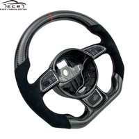 Volant Ever-carbon Racing ECR Design personnalisé en Fiber de carbone pour Audi A3 A4 B9 A5 RS3 RS4 RS5 S3 S4 Volant Sports