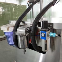 Machine à laver les bouteilles automatique LIENM en acier inoxydable SUS304, rinçage pneumatique haute efficacité pour les parfums