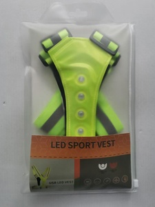 <span class=keywords><strong>Gilet</strong></span> de sécurité réfléchissant à <span class=keywords><strong>LED</strong></span> haute visibilité pour hommes/femmes, pour le vélo - Product Image 5