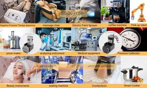 ปั๊มลูกสูบอลูมิเนียมขนาดเล็ก 15-40 ลิตร/นาที อัตราการไหลของอากาศสูง มอเตอร์ 12V DC แรงดันสูง ไม่ต้องบำรุงรักษา เครื่องจักรความงาม OEM - Product Image 6