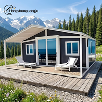 Maison conteneur extensible robuste de 40 pieds avec conception en kit pour maison modulaire préfabriquée en acier durable
