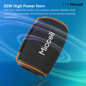 Loa Miccell 20W chuyên nghiệp, di động, kết nối không dây TWS, loa thông minh, âm thanh nổi 20W, loa TWS - Product Image 3