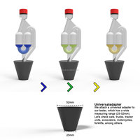 Détecteur de fuite de joint de culasse de cylindre CO2 100ML / Outil de diagnostic automobile pour tester par changement de couleur du liquide