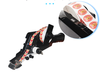 Applicateur d'étiquettes manuel portable semi-automatique pour surfaces plates ou courbes, machine d'étiquetage des fruits et des œufs