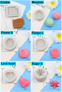 Silicona reutilizable gelatina Chocolate Fondant pastel decoración molde cera jabón helado moldes caramelo piruleta queso moldes de silicona - Product Image 4