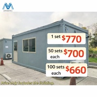 Maison Mobile Modulaire Portable, Micro-Habitat Préfabriqué Détachable en Conteneur, Dortoir de Haute Qualité Avec Salle de Bain et Toilettes