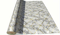 Revêtement de sol en PVC en rouleau, design tendance, prix abordable, pour usage intérieur, dimensions 0,32 mm x 72' x 30 yards