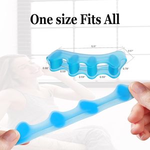 Silicone <strong>Toes</strong> <strong>Straightener</strong> for Hallux Valgus Bunions SEBS Hammer Gel <strong>Toe</strong> Separators - Product Image 5