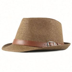 Wholesale Custom Mens Panama Fedora <b>Hats</b> <b>Straw</b> <b>Hat</b> - Product Image 3