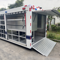 Camion de transport d'équipement d'urgence mobile DIMA pour équipement d'incendie et intervention sur site avec compartiment amovible