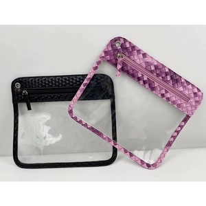 Échantillon gratuit Nouveauté, promotion à prix réduit, style minimaliste, trousse de maquillage et de toilette transparente en PVC, rangement et lavage. - Product Image 5