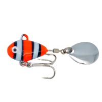 Offre Spéciale métal Mini Vibration pêche lure12g 5cm VIB dur appât avec cuillère immergé rotatif paillettes bionique appât leurre de pêche