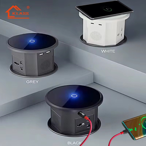US/UK /EU /Universal Power Hydraulic <strong>Electric</strong> <strong>Outlet</strong> Power Socket / Kitchen <strong>Pop</strong> <strong>up</strong> Tower Multiple Socket with Wireless Charging - Product Image 3