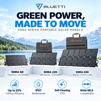 Bluetti 60W 100W 120W 200W 350W Kit solaire modulaire panneaux pliables interconnectables chargeur pour étendre la capacité de la centrale électrique