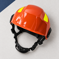 Casque de sauvetage pour pompier en fibre de carbone avec amortisseur EPS, réglable 53-63 cm, conforme XF 633-2006
