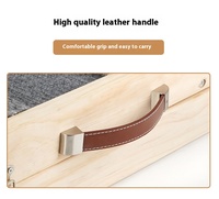 Rampe de soutien articulaire pliable et réglable pour chiens et chats seniors, en bois massif, surface antidérapante, portable et robuste, pour accès en hauteur en extérieur