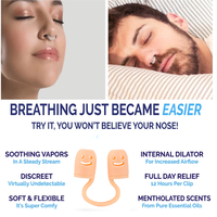 Clip Nasal Orange Boost, Arôme Agrumes Énergisant, Diffuseur d'Huiles Essentielles Portable, Appareil Rafraîchissant, Inhalateur Nasal OEM