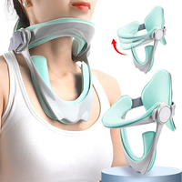 Attelle de cou de protection anti-tête réglable avec dispositif de traction cervicale